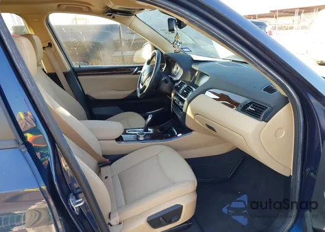 2017 BMW X3 xDrive28I z USA, uszkodzony, nr VIN 5UXWX9C35H0W69634